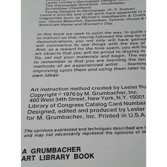4 Vintage The Art of Grumbacher Library How To Step by Step Art Instruction Book - Picture 9 of 10